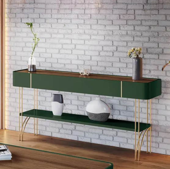 APARADOR VIVANT VERDE/FREIJO