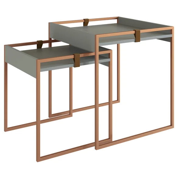 CONJUNTO DE MESA LATERAL COLUMBIA
