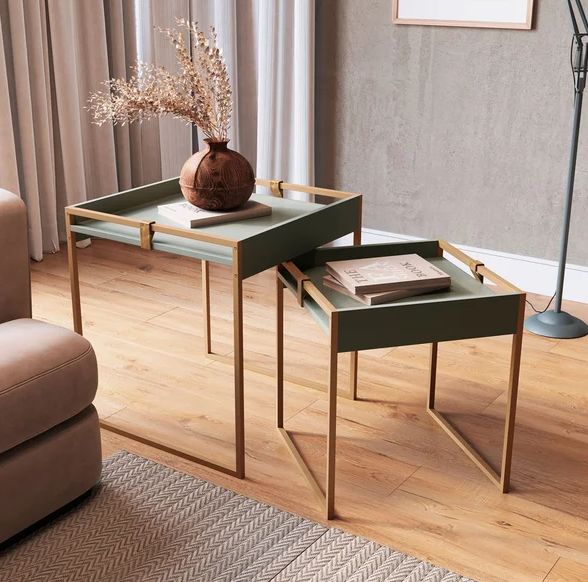 CONJUNTO DE MESA LATERAL COLUMBIA