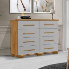 COMODA OMEGA  8 CAJONES JA NAT.