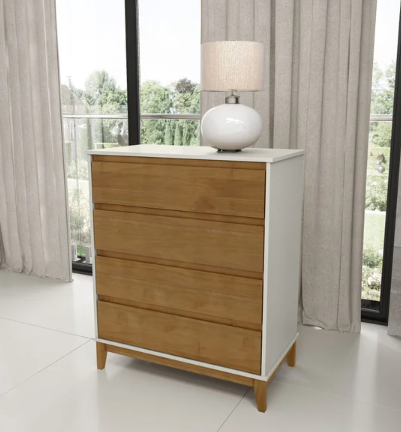 COMODA PRATA 2801F 4GAV. FIN OW/FRE