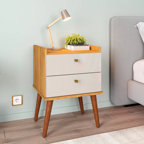 MESA DE LUZ AROMA 2 CAJONES FIO FRE/OW  [32994-1]