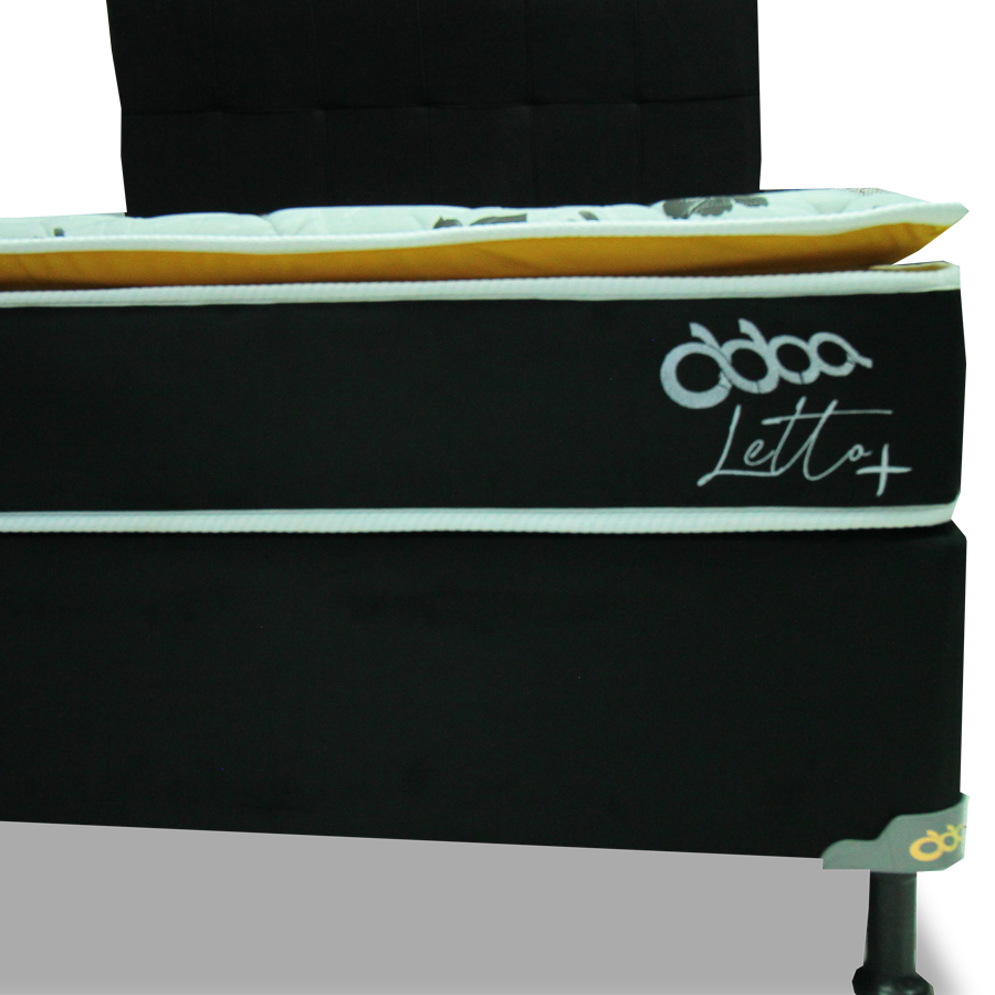CAMA LETTO MAS 1.40M NEGRO