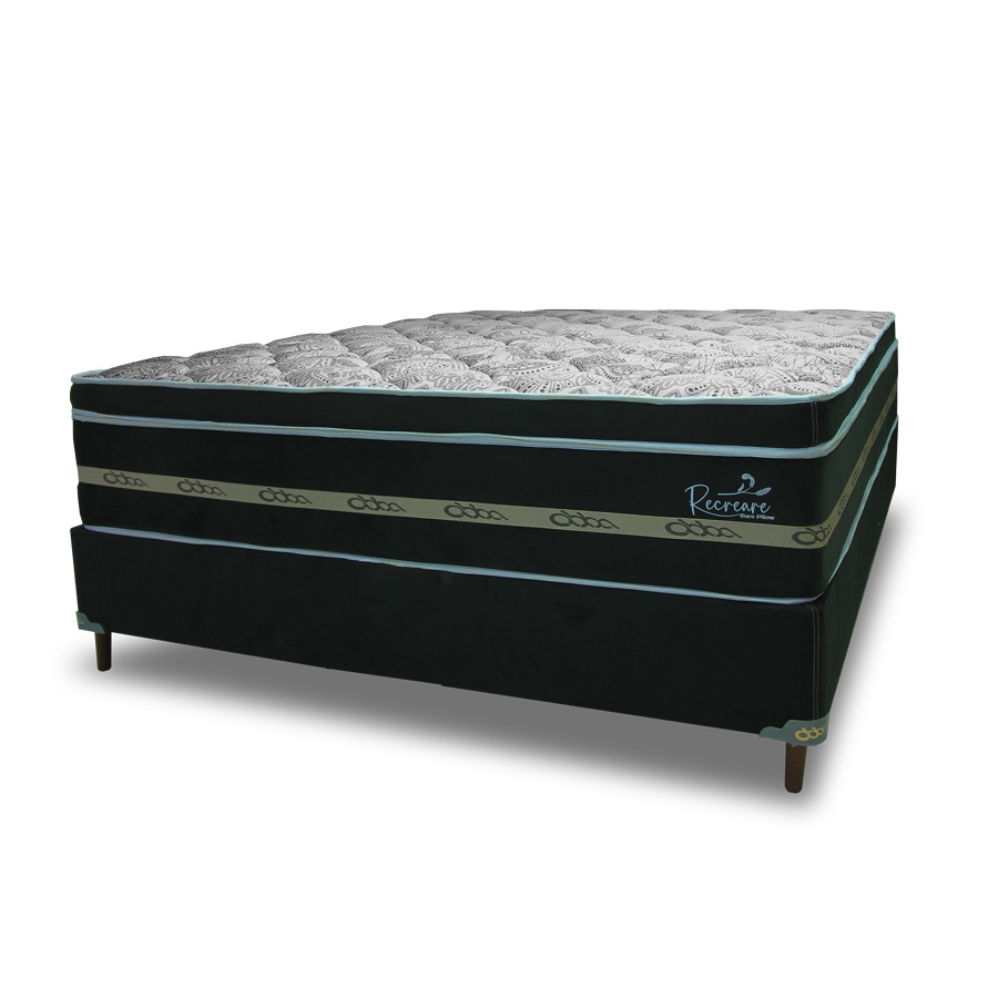 CAMA RECREARE S 1.60M EURO NEGRO