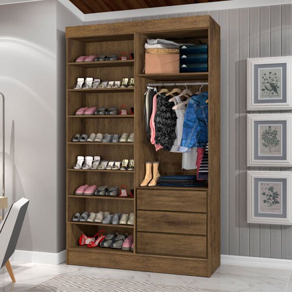 ROPERO ZAPATERO GEORGIA 2P CORR. C/ESPEJO JA