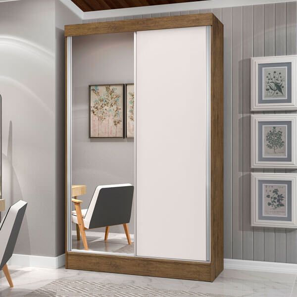 ROPERO ZAPATERO GEORGIA 2P CORR. C/ESPEJO JA