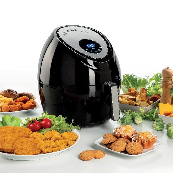 FREIDORA AIRFRYER ARIETE 5,5L DIG NEG/PLAT 929/837