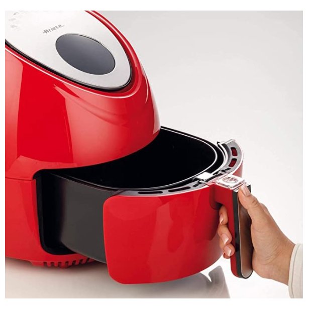 FREIDORA AIRFRYER ARIETE 5,5L ROJO/PLA DIG 929/860
