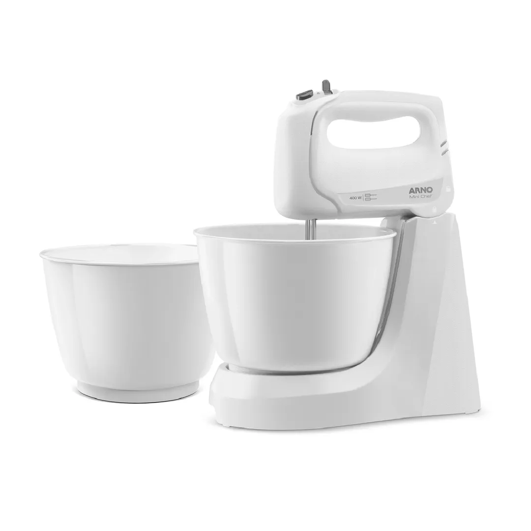 BATIDORA ARNO H10 MINI CHEF BLANCO 4V 2 BOWLS