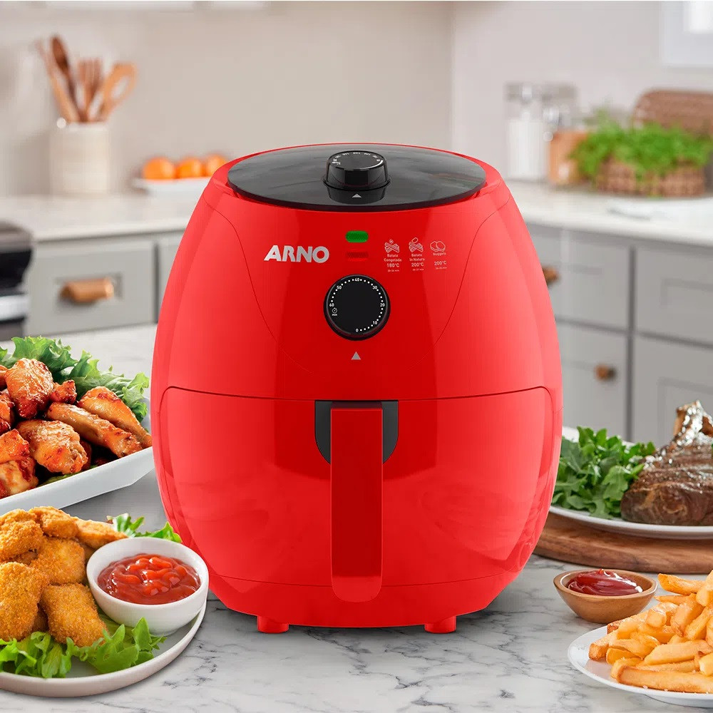 FREIDORA ARNO AIR FRY EZFV 3,2 LTS ROJO 220V