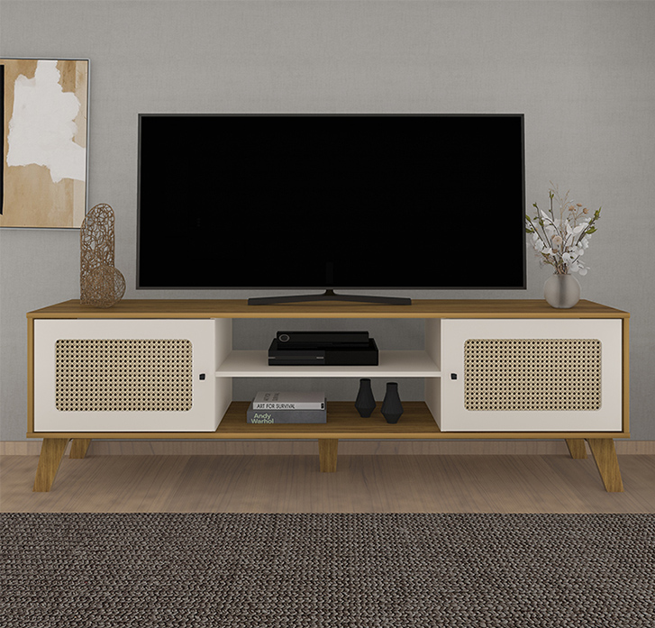 RACK CHARLOTTE CARVALHO/OFF WHITE