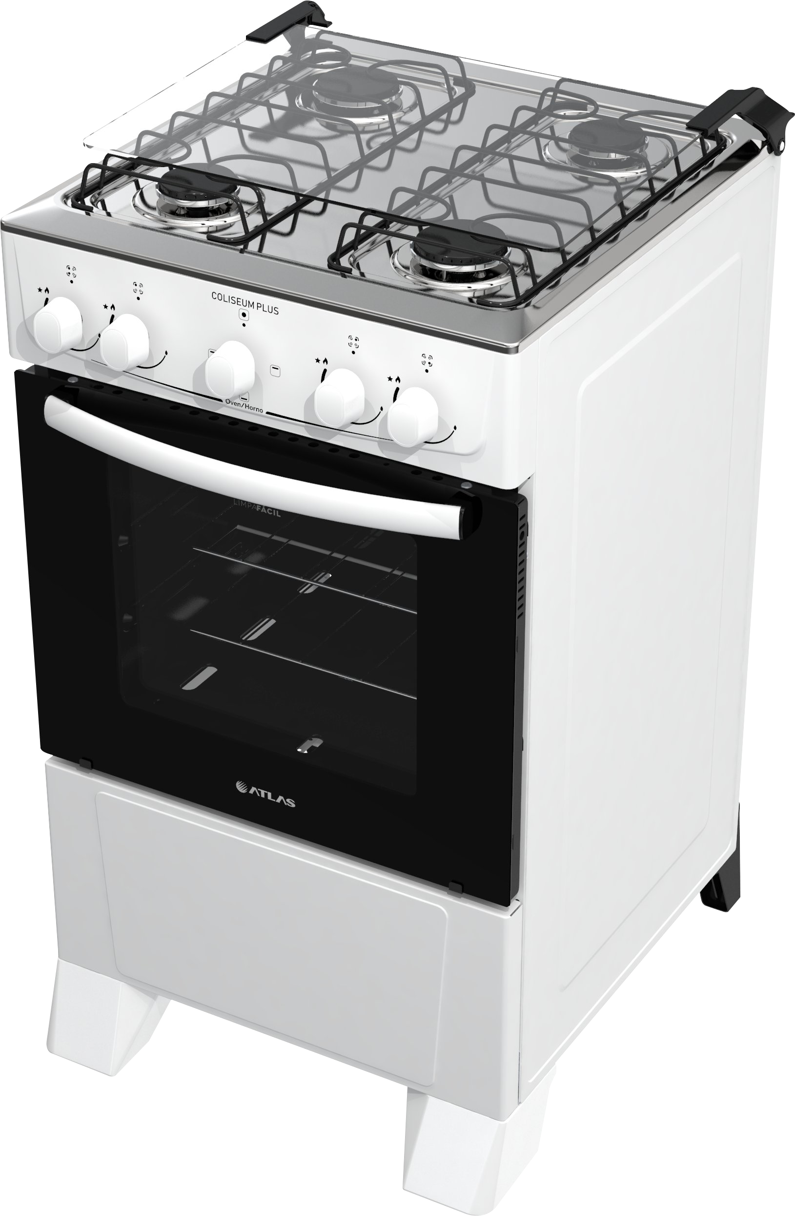 COCINA ATLAS 4H COMBINADA COLISEUM BLANCO