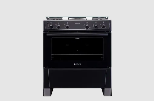 COCINA ATLAS 5H MONACO PLUS NEGRO 300001312