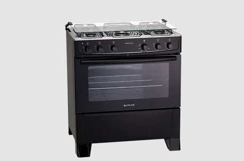 COCINA ATLAS 5H MONACO PLUS NEGRO 300001312