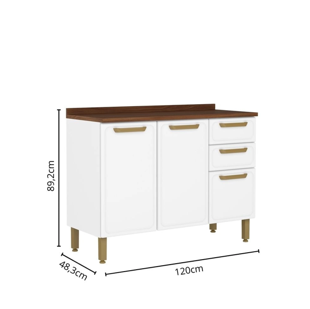 BERTOLINI BELLA BASE TRIPLE 2C C/TAPA BLANCO 712490053