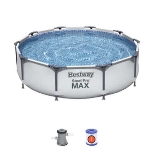 PISCINA REDONDA BESTWAY 4.678L STEEL PRO MAX