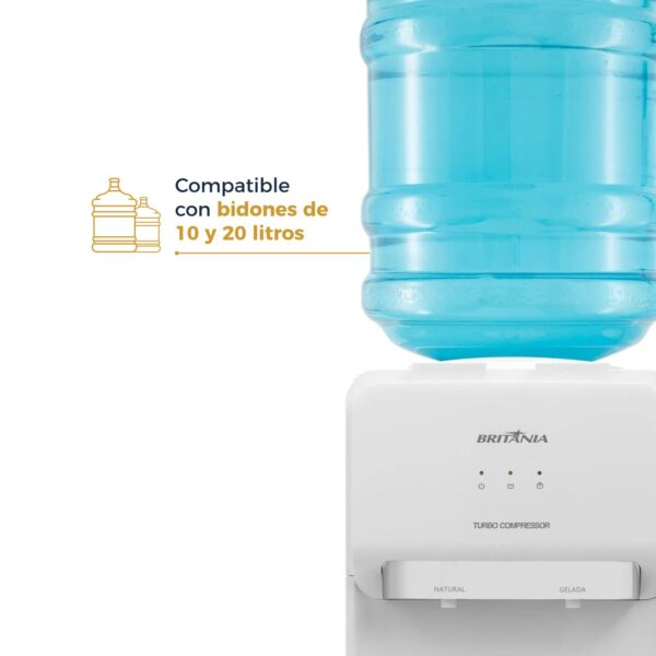 BEBEDERO COMPRESOR BRITANIA PBE11 BLANCO