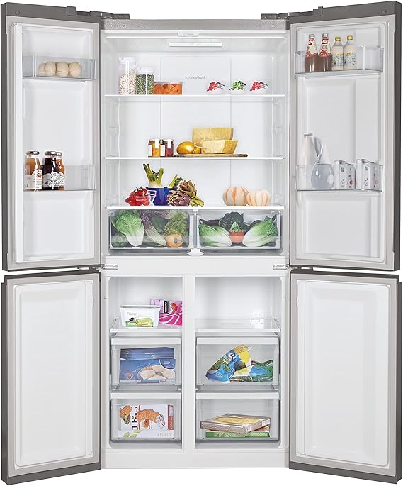 HELADERA CANDY 436L CSC818FX 2P INOX INVERT.F/S SI