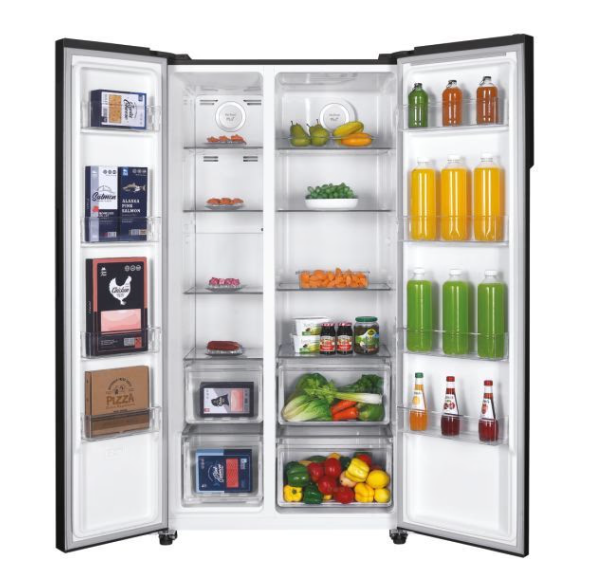 HELADERA CANDY 529L CHSBS06174B NEGRO SIDE BY SIDE