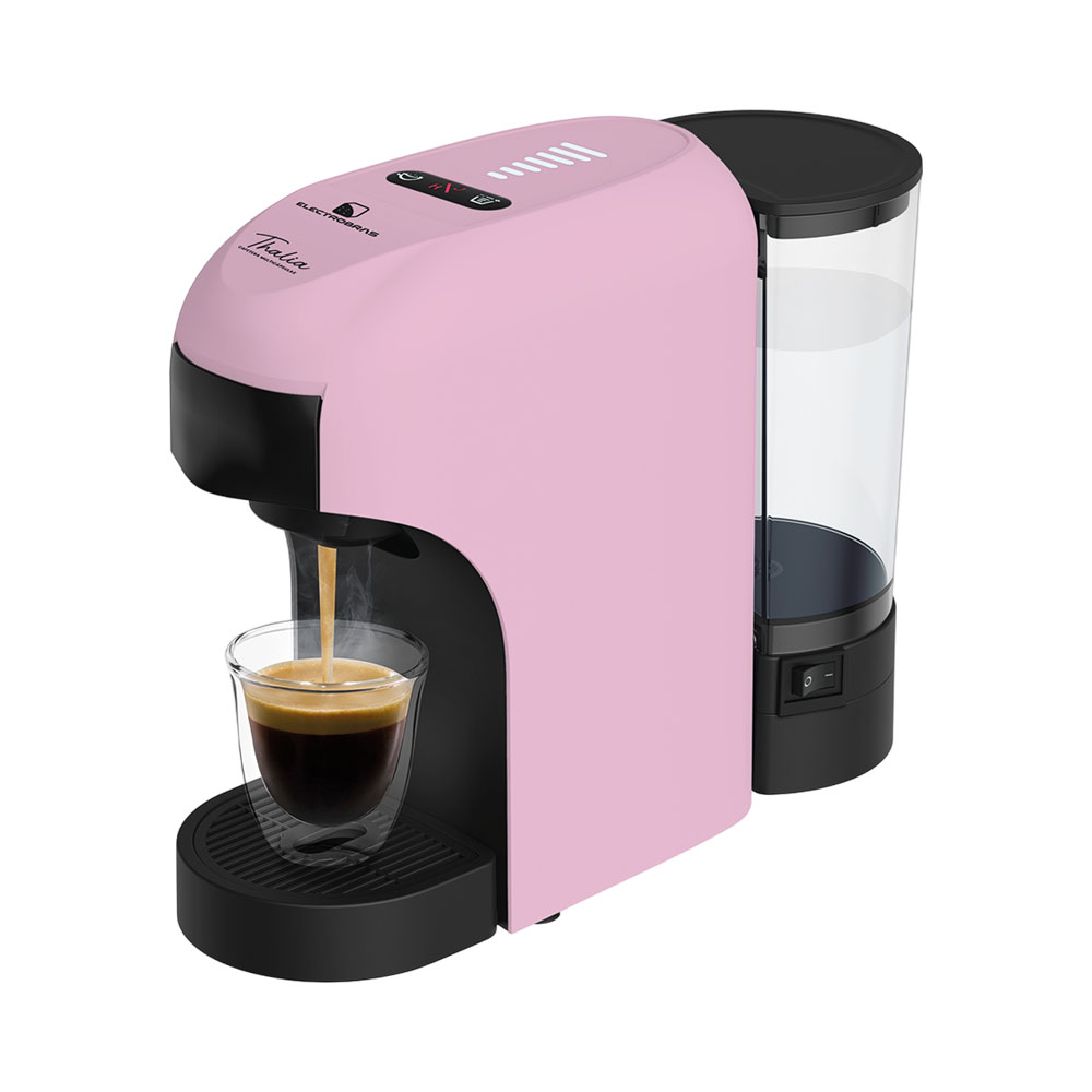 CAFETERA MULTICÁPSULAS TLCM-20 ELECTROBRAS ROSADO