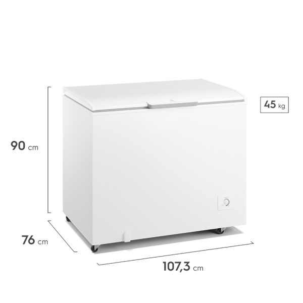 CONGELADOR HORIZONTAL ELECTROLUX INVERTER 324L HI330