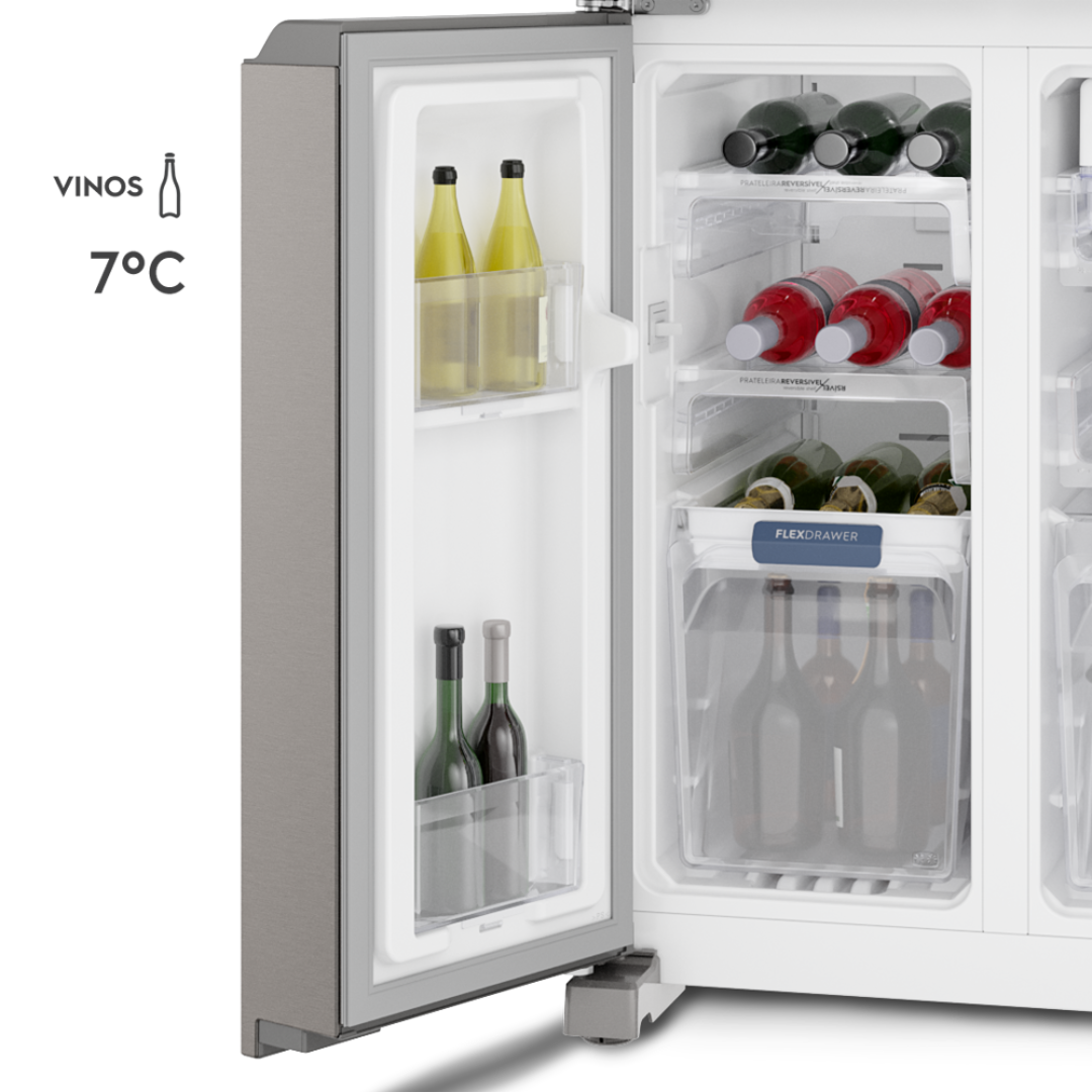 HELADERA ELECTROLUX 621L IQ8S INVERTER MULTIDOOR