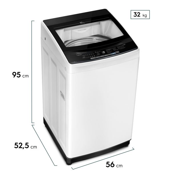 LAVARROPAS ELECTROLUX 9,5KG BLANCO IMPEL EWIW95F5USVW