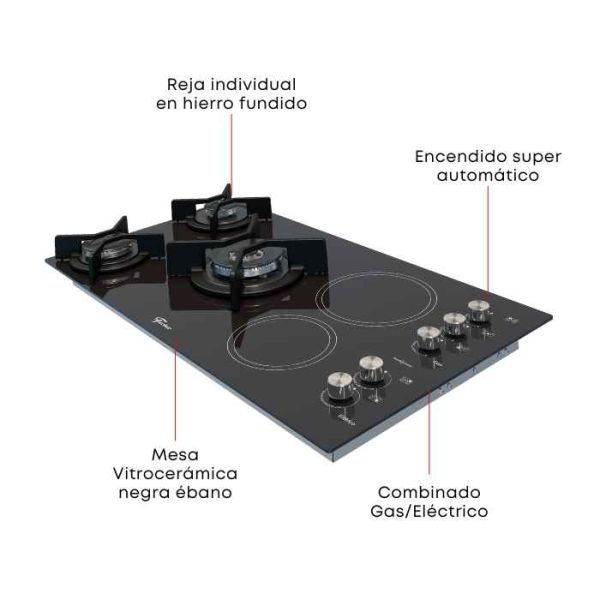 ANAFE FISCHER 5H TOP COMBINADO
