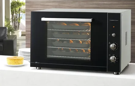 HORNO ELECT. FISCHER 80L NEW TURBO FAST(32180-85446 PY)NEG-INOX