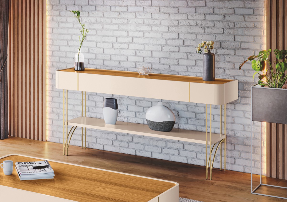 HB APARADOR VIVANT (7090) OFF WHITE-CINAMONO [31811]