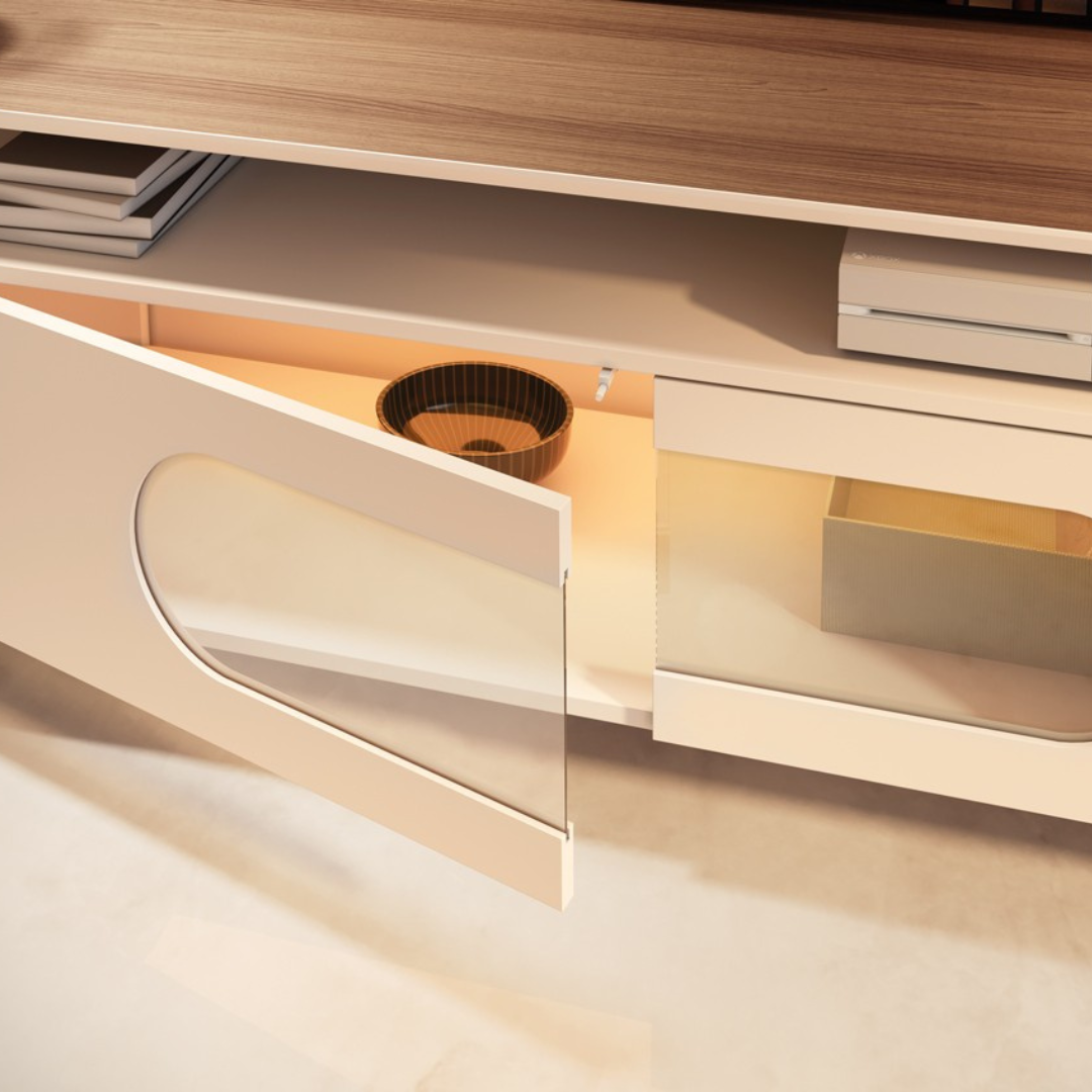 BANCADA HB ARIA 2.18 OFF WHITE/CHAMPAGNE