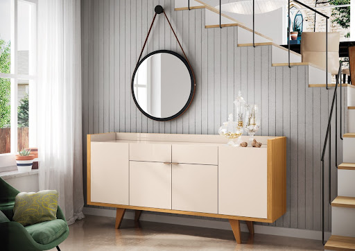 HB BUFFET MELODIA(8030) OFF WHITE-NATURE  28352