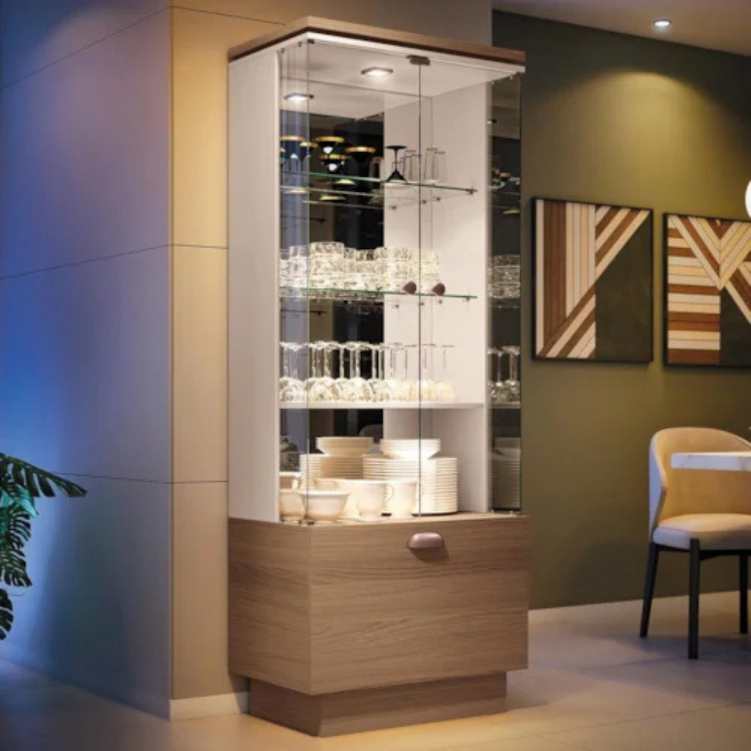 CRISTALERA HB AURA CASTANHO/OFF WHITE