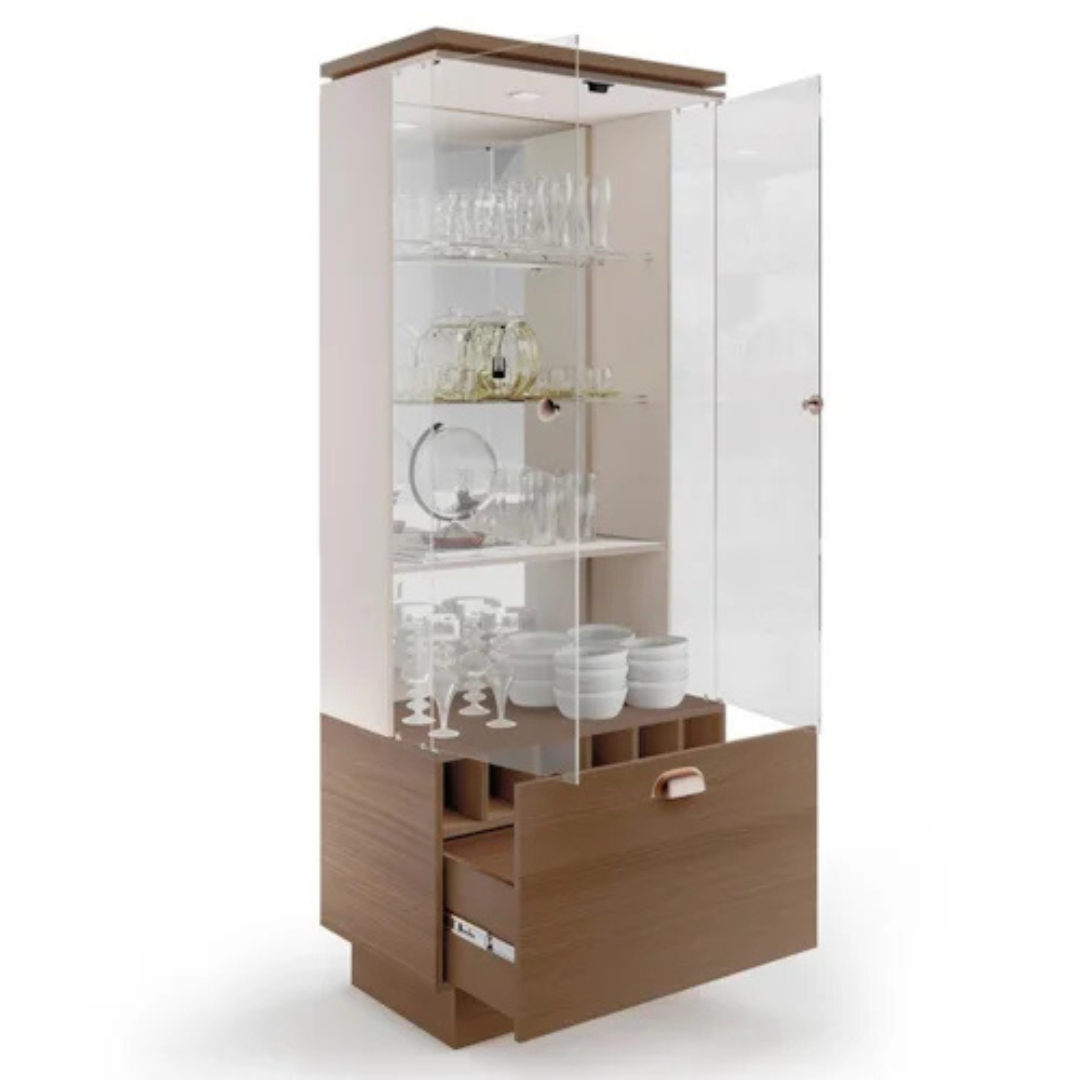 CRISTALERA HB AURA CASTANHO/OFF WHITE