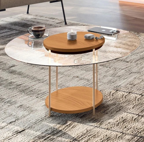 HB MESA CENTRO SKY (5331) C/VIDRIO CINAMOMO [31805]