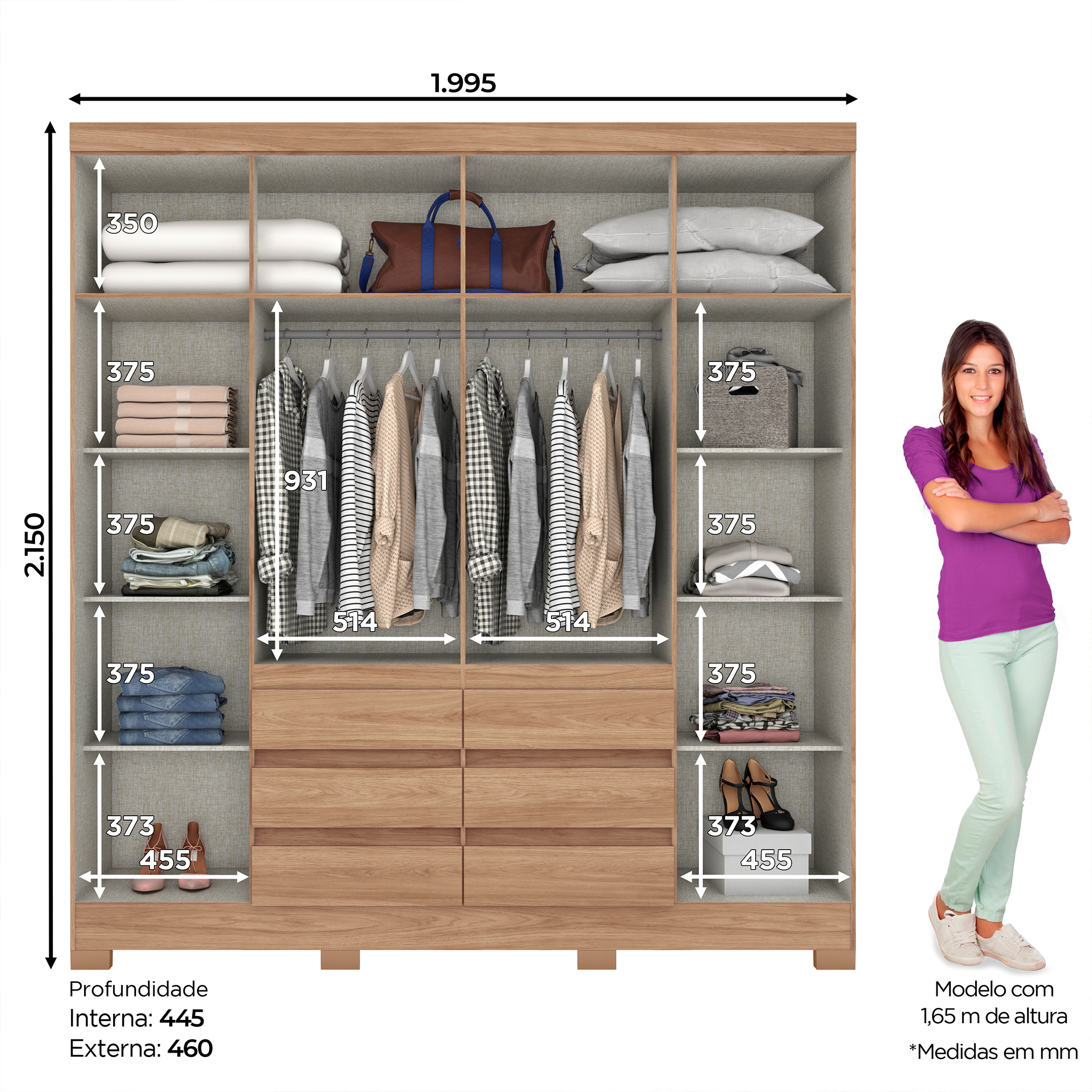 ROPERO BE303 C/ESPEJO