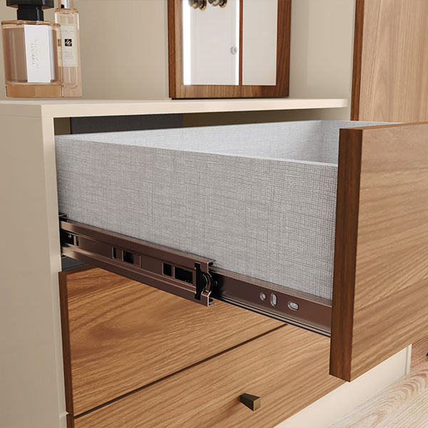 ROPERO DOHA D332 OFF WHITE/NATURE