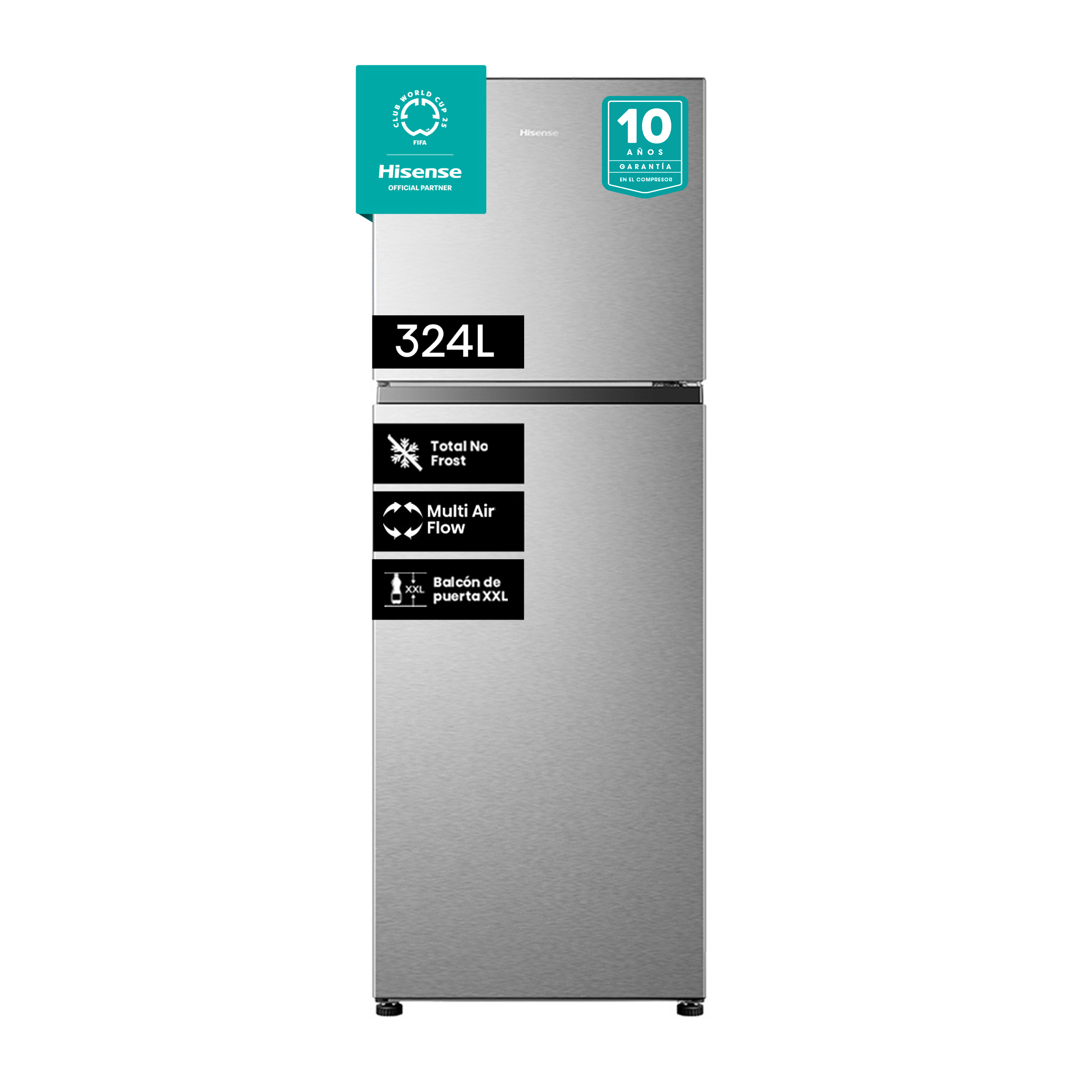 HELADERA HISENSE 375L RD-42WR FRÍO SECO