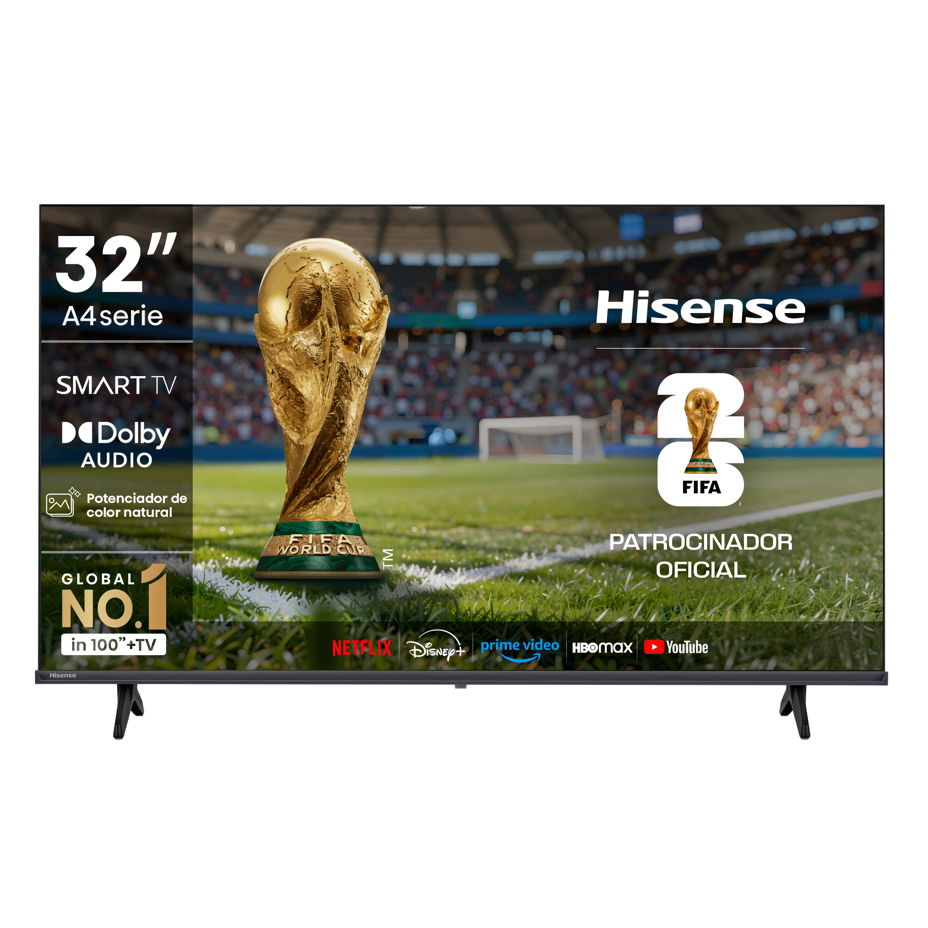 TELEVISOR HISENSE 32" 32A4NV HD BT VIDAA
