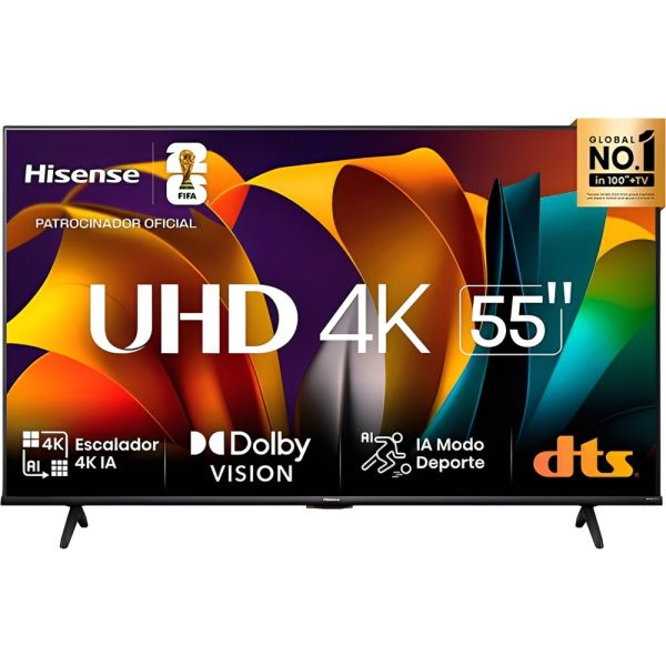 TELEVISOR HISENSE 55" 55A6NV SMART UHD 4K