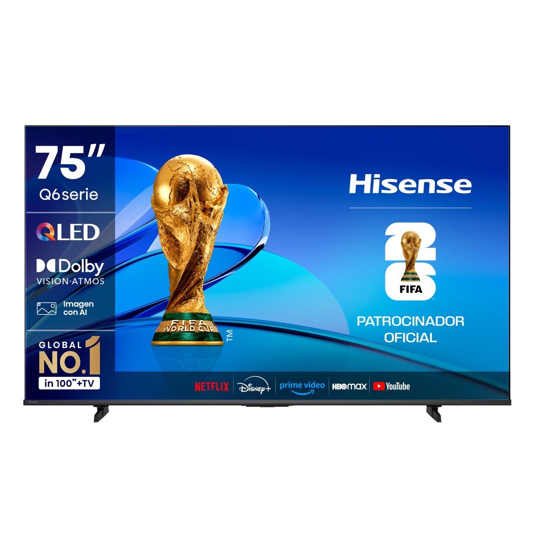 TELEVISOR HISENSE 75" 75Q6N SMART 4K QLED