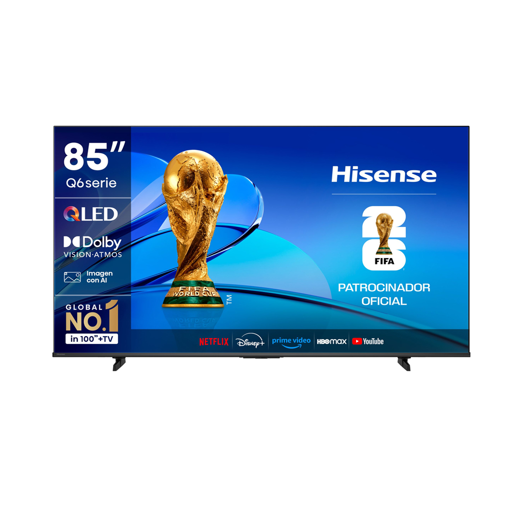 TELEVISOR HISENSE 85" 85Q6N SMART 4K QLED