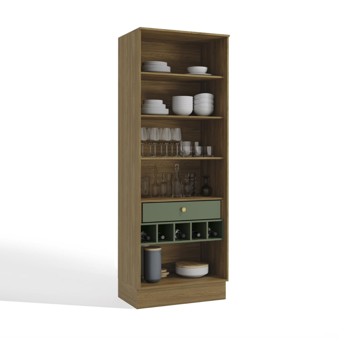 CRISTALERA KAPPESBERG M628 NOGUEIRA/VERDE