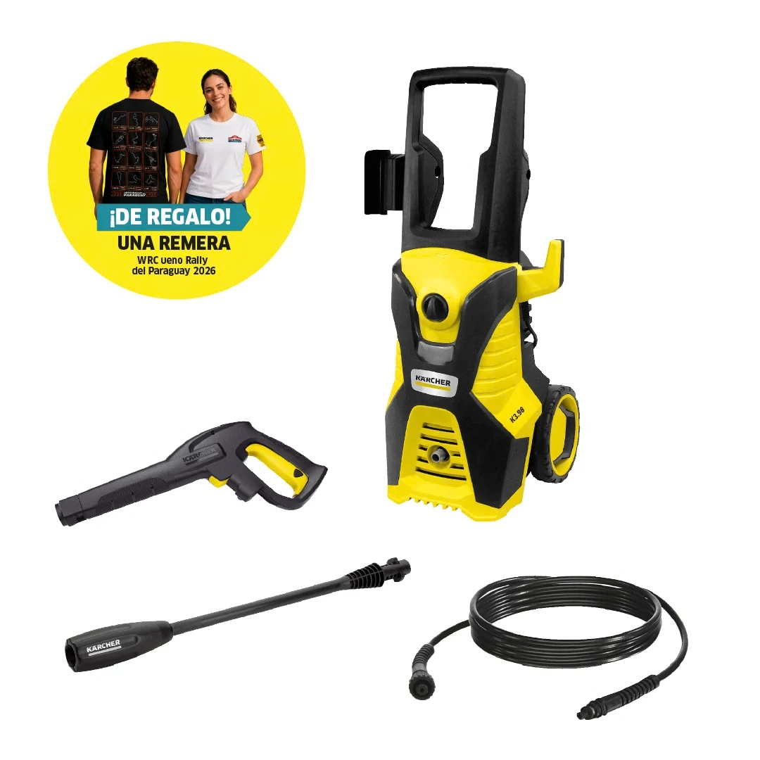 HIDROLAVADORA KARCHER K3.98 *PY + 1 REMERA WRC