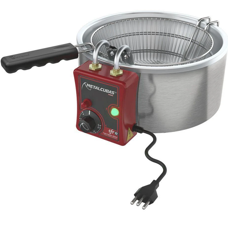FREIDORA METALCUBAS 3 LTS ELECT. TFRE-3 2700W INOX