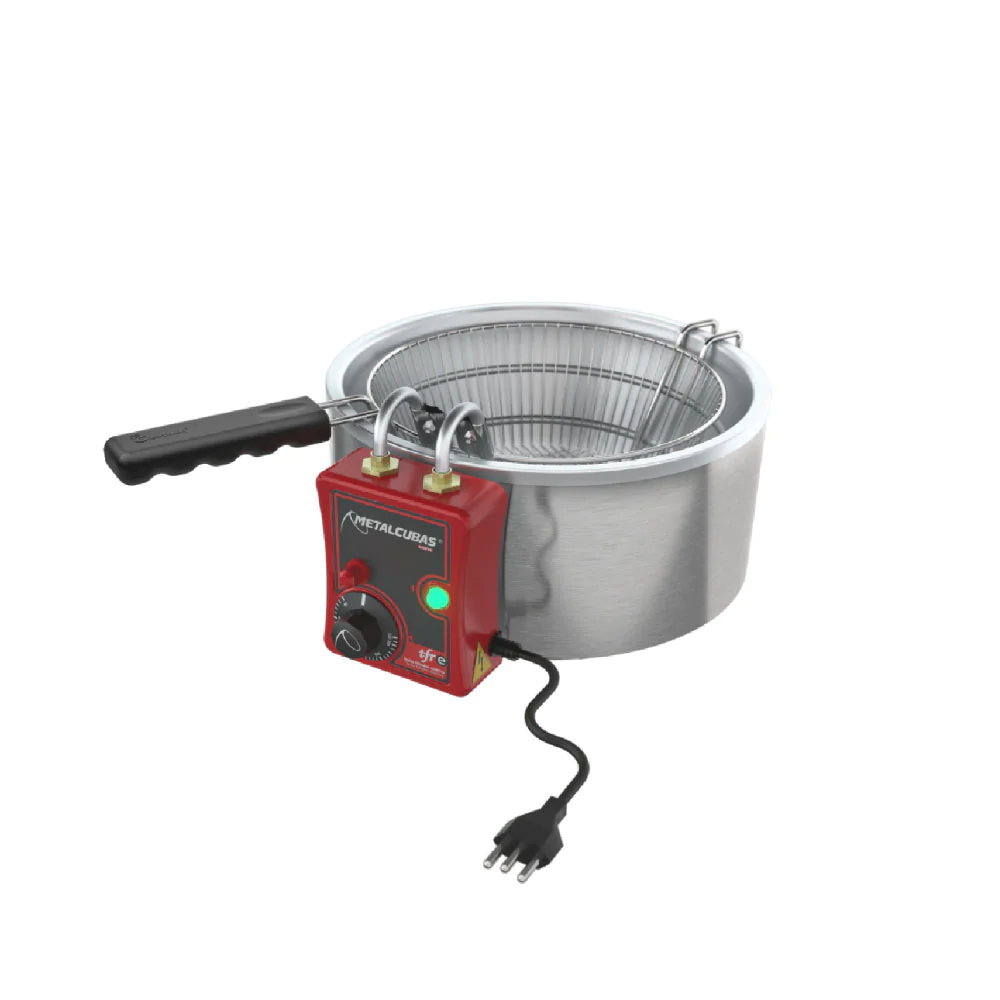 FREIDORA METALCUBAS 7 LTS ELECT. TFRE-7 3800W INOX