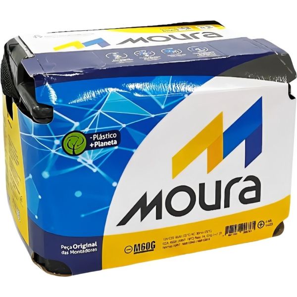 BATERIA MOURA 12V. 60AH M60GD (-/+) 18.
