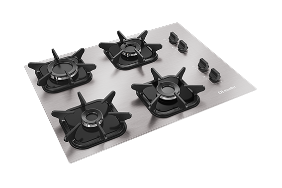 ANAFE MUELLER 4H MCG4BK ALUMINIO