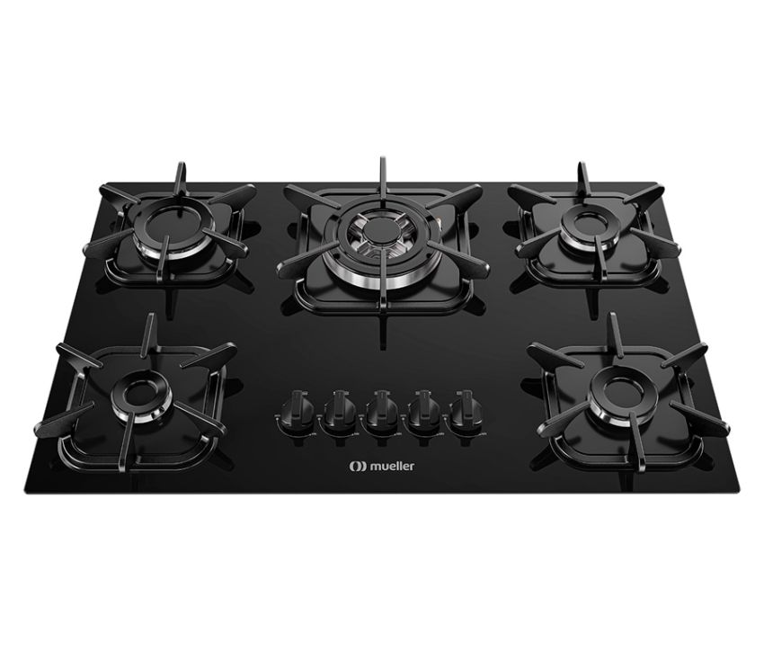 ANAFE MUELLER 5H.COOKTOP NEGRO TRIPLE LLAMA 901932