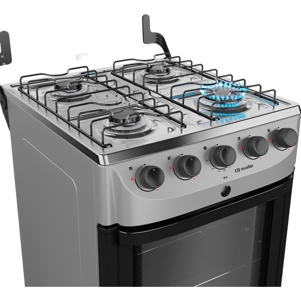 COCINA MUELLER 4H MFIABA TITANIO-MODERATTO [2237]